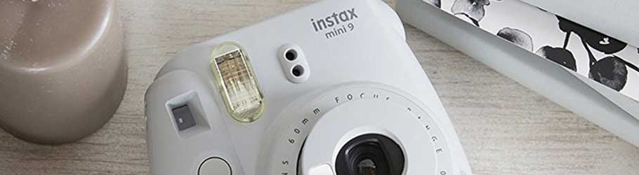 Instax Mini 9 in white on a table