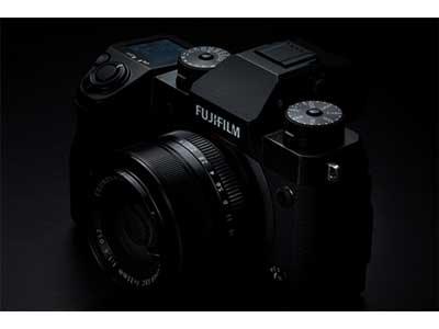 Close up of the Fujifilm X-H1 Camera